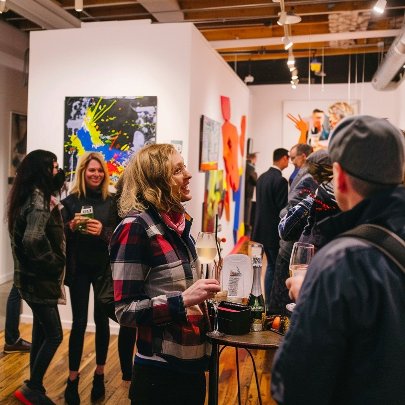 Art Exhibit in full swing